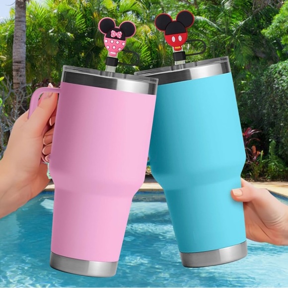 Minnie Mouse Straw Topper/Cover, NEW, Fits 10mm Straw - Picture 4 of 9